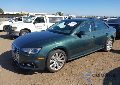 2018 Audi A4 2.0T Tech Ultra Premium/2.0T Ultra Premium from USA, damaged, VIN WAUKMAF49JA094403